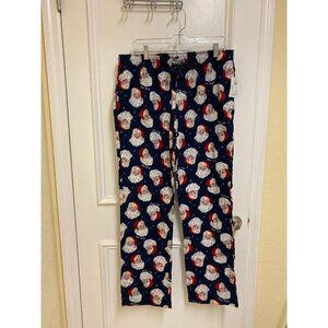 Old Navy Christmas Holiday 100% Cotton Flannel “Santa” Pajama Pants-Large-NEW
